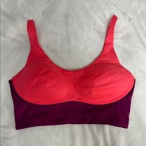 Victoria's Secret Vibrant Pink and Purple Sports Bra